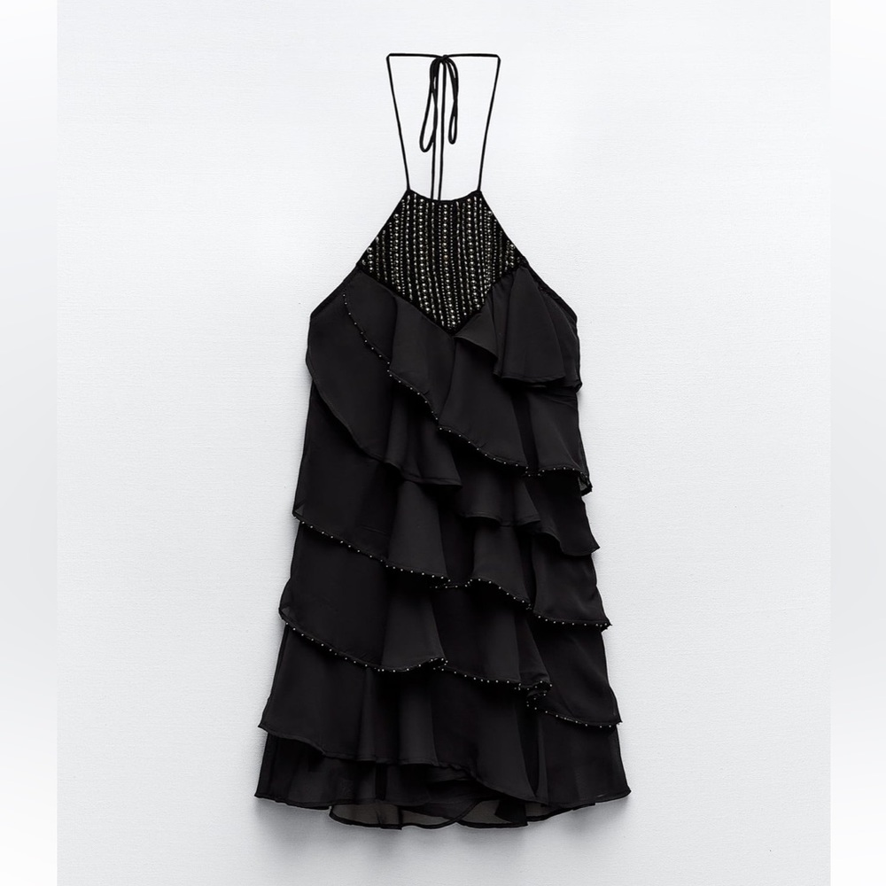 Zara ruffled dress